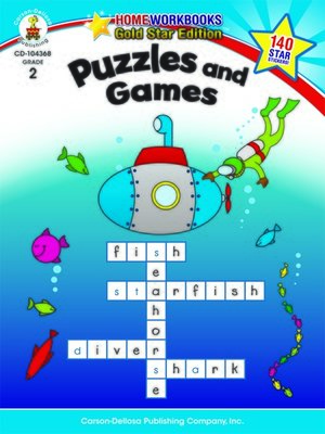 cover image of Puzzles and Games, Grade 2